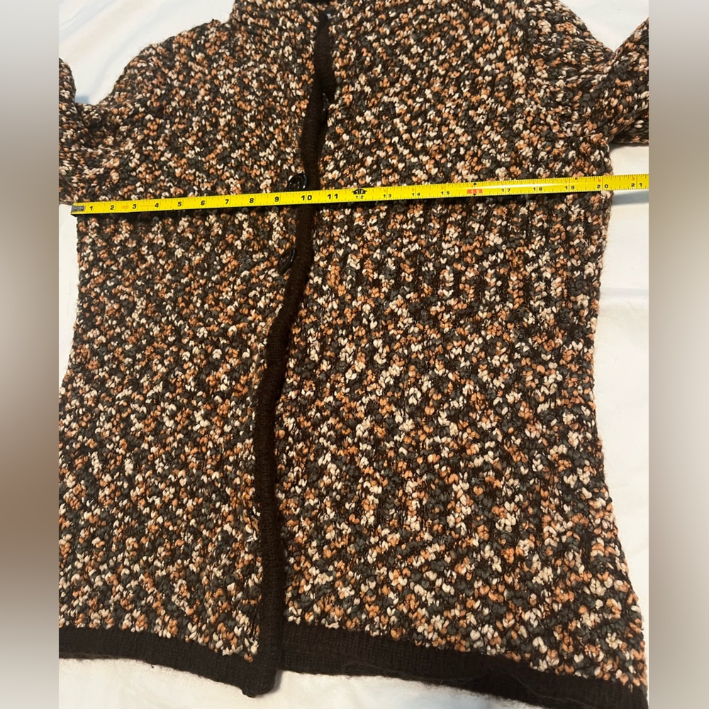 Alexandra Bartlett Women” s Multicolor LS Knit Cottage Cardigan Sweater Size 1X - Picture 9 of 12